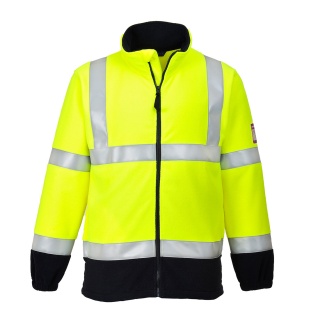 Portwest FR31 Flame Resistant Anti Static Hi Vis Fleece