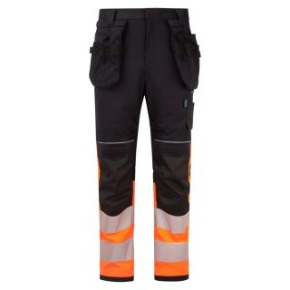 Portwest PW303 - PW3 Warnschutz-Stretch-Bundhose | orange-schwarz | 30 | PW-PW303OBR30 Portwest PW303 - PW3 Warnschutz-Stretch-Bundhose | orange-schwarz | 30 | PW-PW303OBR30