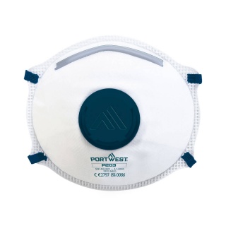 Portwest P203 FFP2 Valved Dust Mask Dolomite Respirator x 10