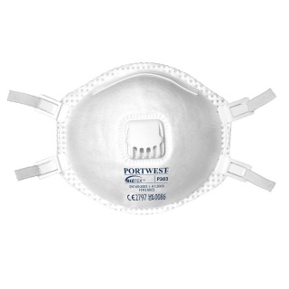 Portwest P303 FFP3 Valved Dust Mask Dolomite Respirator x 10