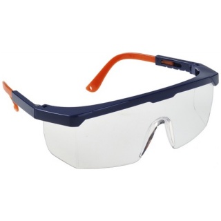 Portwest PS33 Classic Safety Plus Spectacles with Adjustable Arm Length
