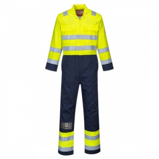 Portwest Herren Fr Anti-statisch Winter Overall Marineblau/Orange Multi Eu FR53 