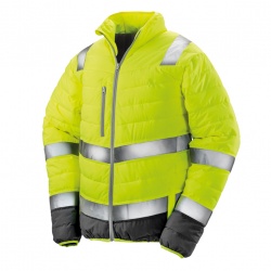 Result Safe Guard R325M Mens Hi Vis Soft Padded Safety Jacket