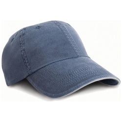 Result RC054X Washed Fine Line Cotton Cap with Sandwich Peak