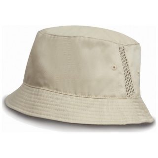 RESULT RC045X Deluxe Washed Cotton Bucket Hat with Side Panel Mesh