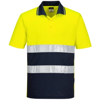 Portwest S175 Hi-Vis Lightweight Contrast Polo Shirt S/S