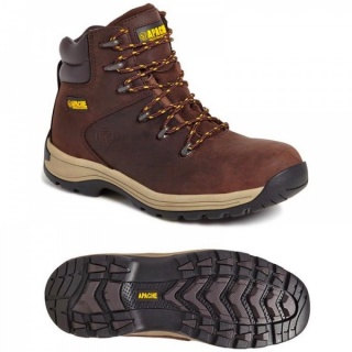 Apache Workwear AP315 CM Nubuck Water Resistant S3 SRA Safety Hiker Brown