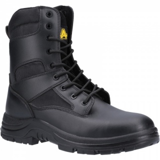 Amblers Safety Black FS663 Metal-Free Water-Resistant Lace up Safety Boots