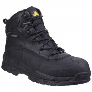 Amblers Safety FS430 Orca Hybrid Waterproof Non-Metal Safety Boot Black SBH P E A FO WRU HRO SRC