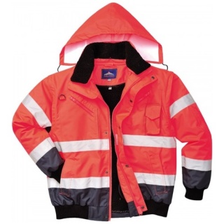 Portwest C465 Hi-Vis Contrast Bomber Jacket 3 in 1