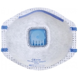 Portwest P220 FFP2 Carbon Valved Dust Mask Fume Respirator X 10