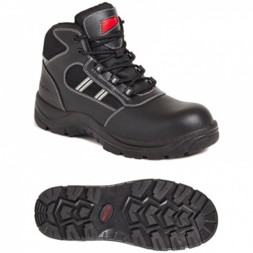 Airside SS704CM Unisex Non-Metallic S3 SRA Safety Hiker Black