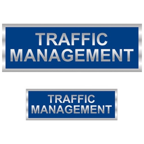 Traffic Management Reflective Badge (Front & Back)