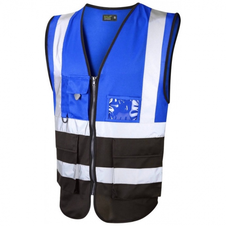 Urban54 Hi Vis Superior Vest Royal Blue / Black | BK Safetywear